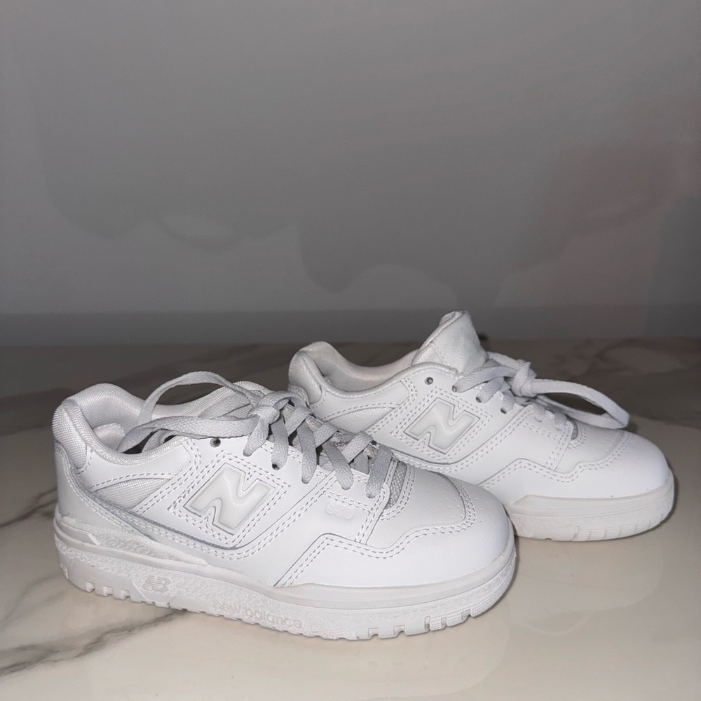 New Balance 550 All-White Sneakers toddler Sz 12